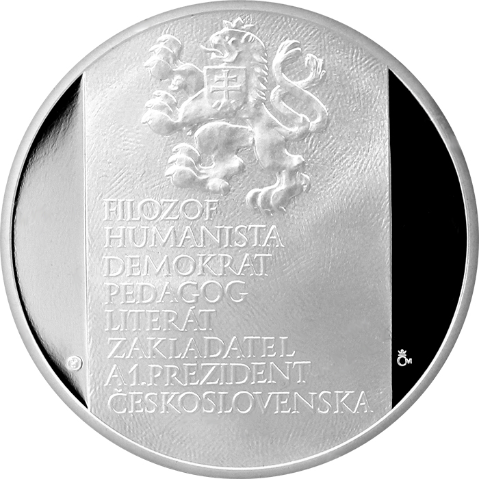 Stříbrná medaile Tomáš Garrigue Masaryk 2017 Proof