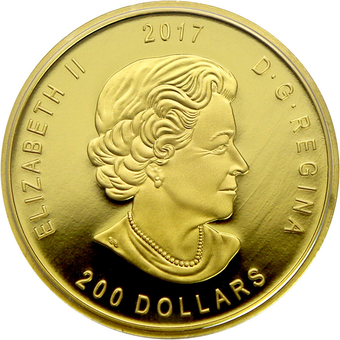 Zlatá mince Elk 1 Oz 2017 Proof (.99999)