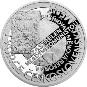 Stříbrná medaile Národní hrdinové - Alois Rašín 2017 Proof