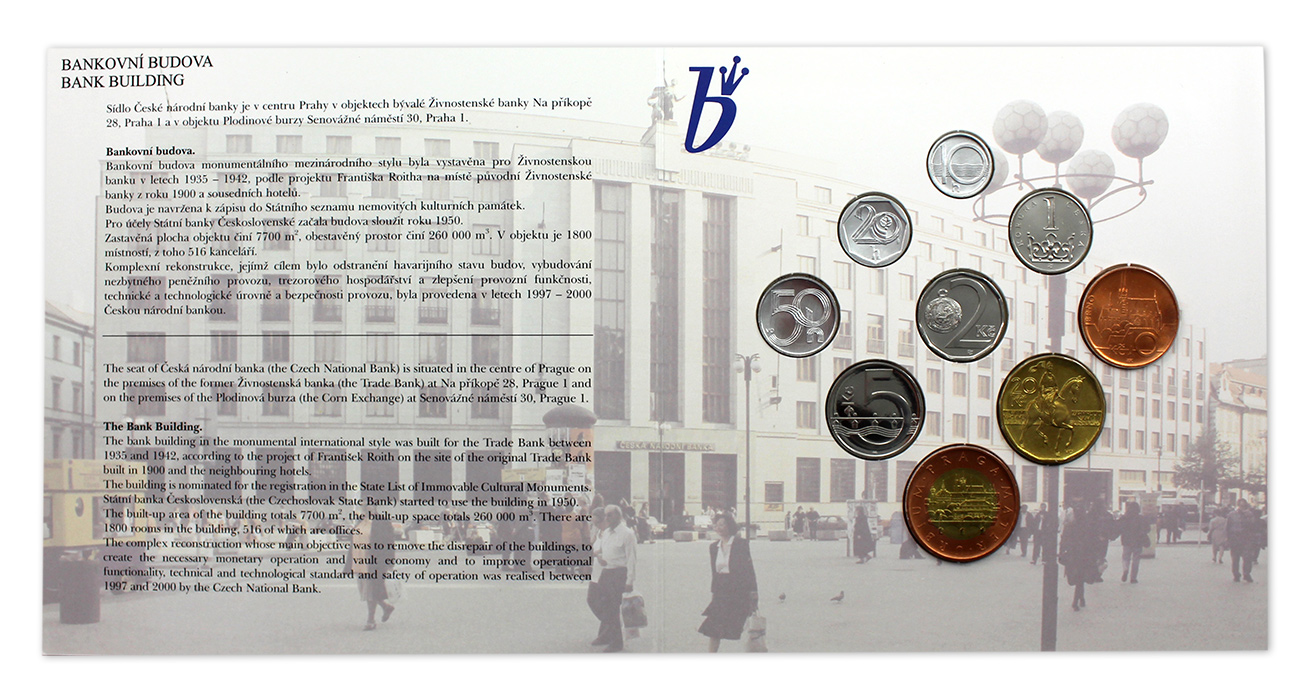 Sada oběžných mincí ČR  - Týnský chrám 2001 Standard