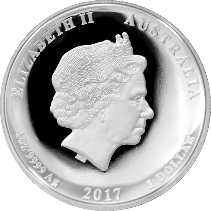Stříbrná mince 1 Oz Drak a Fénix High Relief 2017 Proof