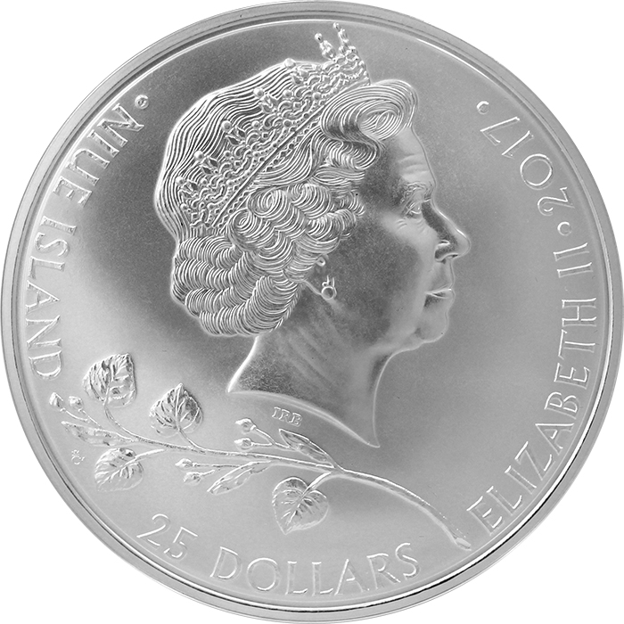 Stříbrná desetiuncová investiční mince Český lev 2017 Standard