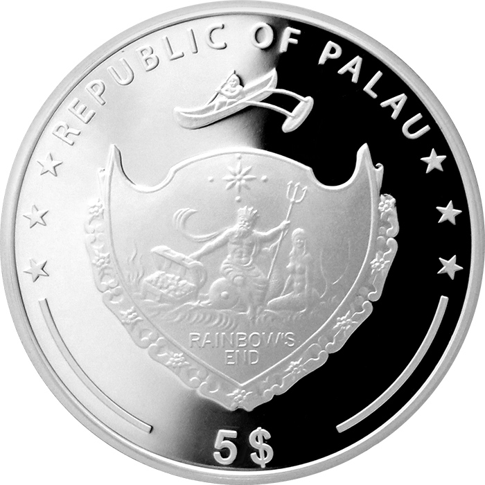 Stříbrná mince Čtyřlístek Unce štěstí 1 Oz 2018 Proof