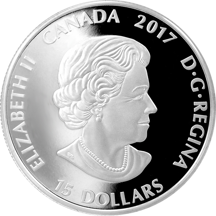 Stříbrná mince očima výra virginského 2017 Proof