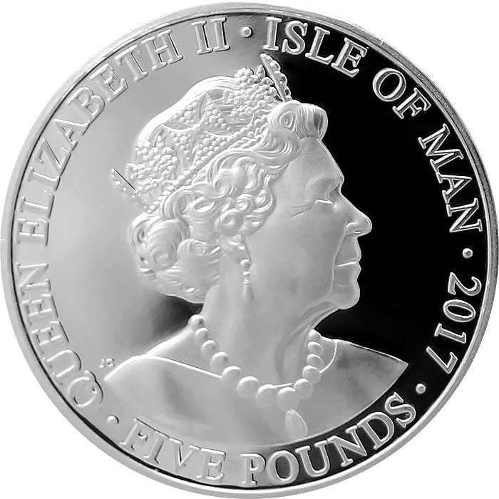 Strieborná minca Kráľovská platinová svadba Isle of Man 2017 Proof