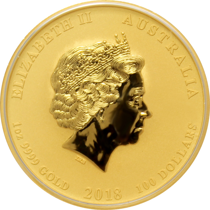 Zlatá investiční mince Drak a Fénix 1 Oz 2018