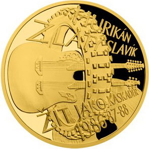 Zlatá půluncová medaile Dalibor Janda 2018 číslováno Proof