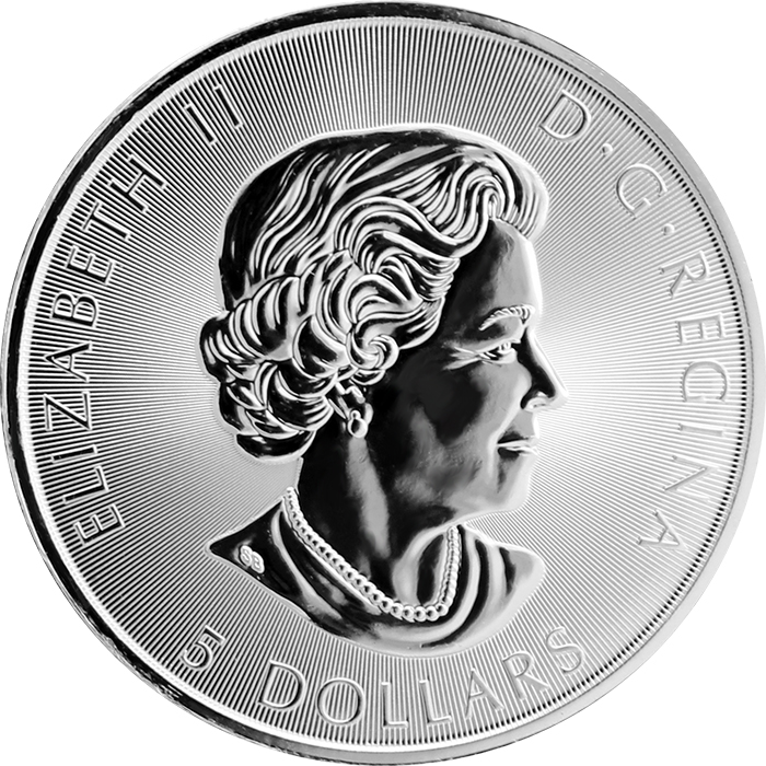 Stříbrná investiční mince Voyageur 1 Oz 150 let Kanady 2017