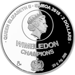 Stříbrná mince České tenisové legendy - Jana Novotná 2018 Proof