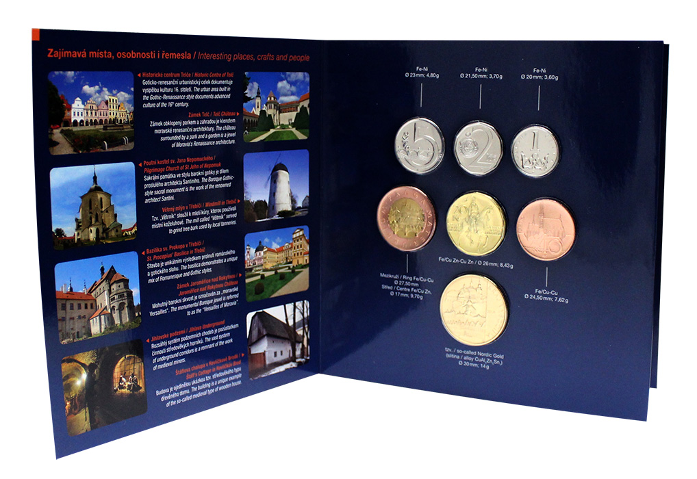 Sada oběžných mincí Kraj Vysočina 2018 Standard