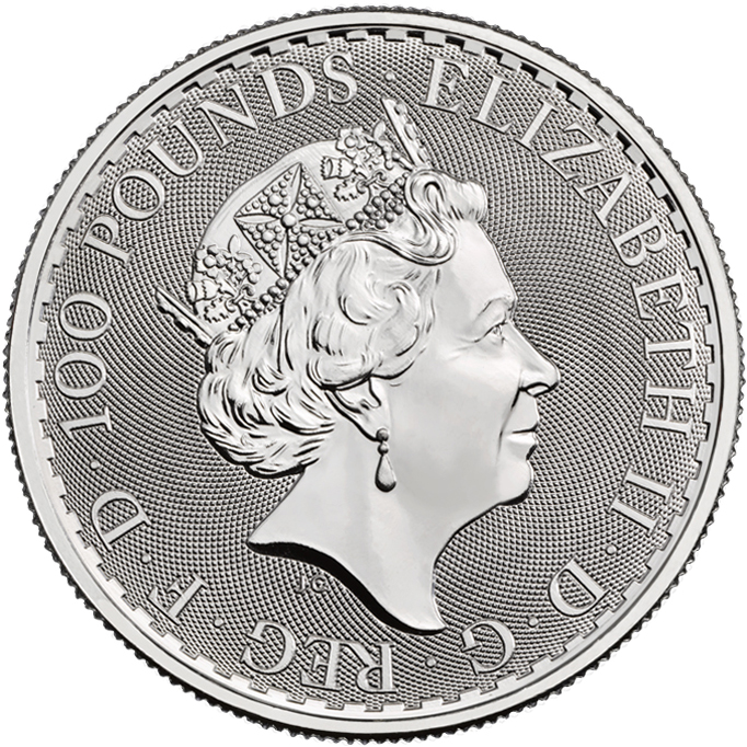 Platinová investiční mince Britannia 1 Oz