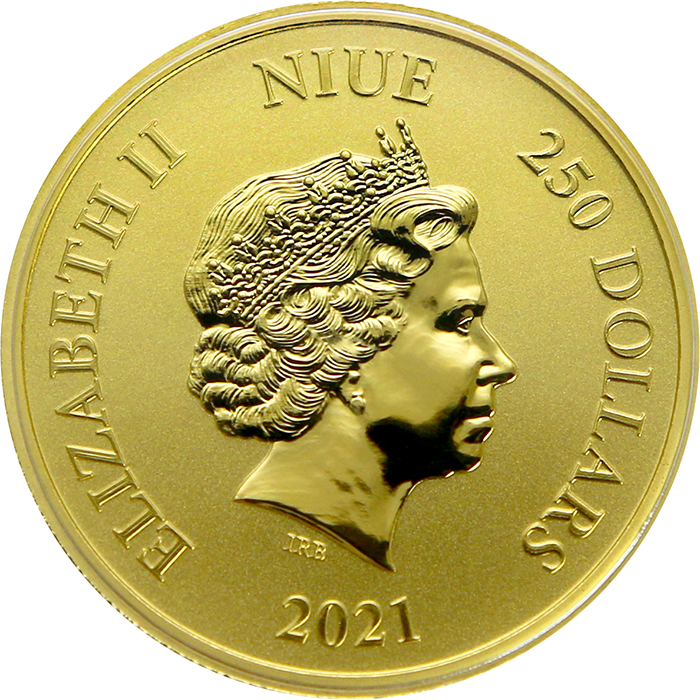 Zlatá investičná minca Niue Taku Hawksbill Turtle - Kariet pravá 1 Oz