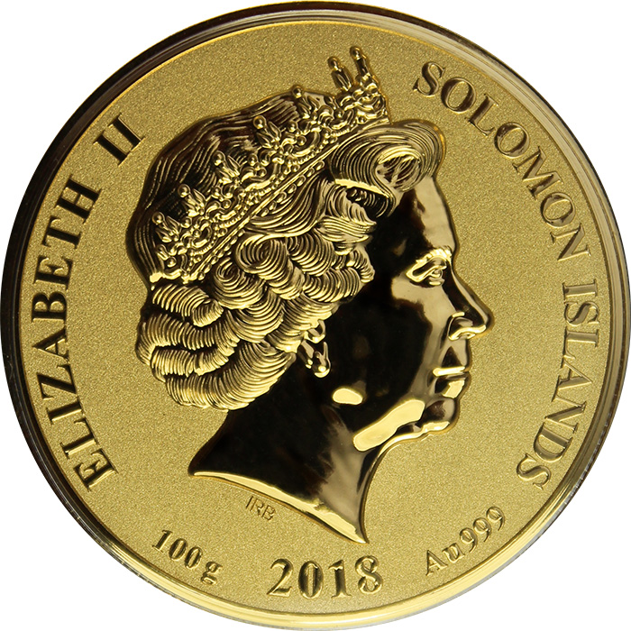 Zlatá minca Bazilika Sacré-Cour 2018 Antique Štandard