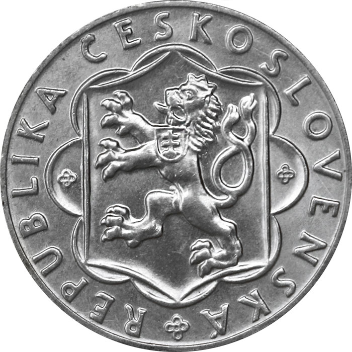 Stříbrná mince 25 Kčs SNP 10. výročí 1954
