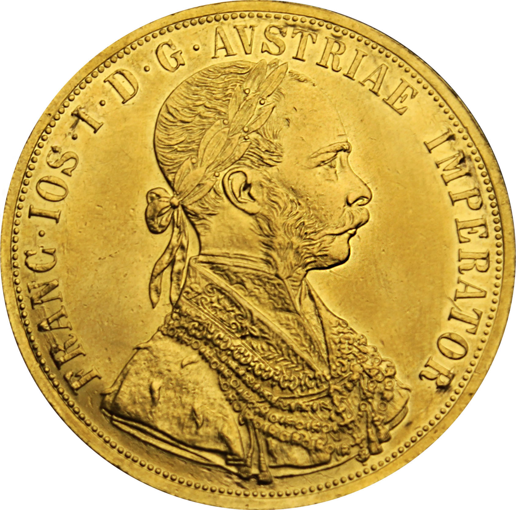 Zlatá mince 4-Dukát Františka Josefa I. 1912