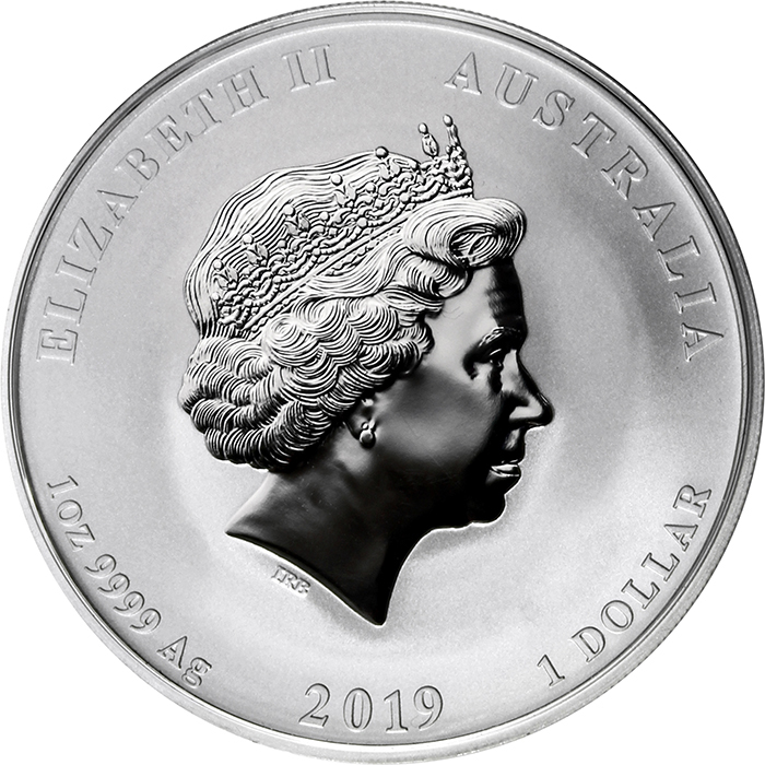 Stříbrná investiční mince Year of the Pig Rok Vepře Lunární 1 Oz 2019