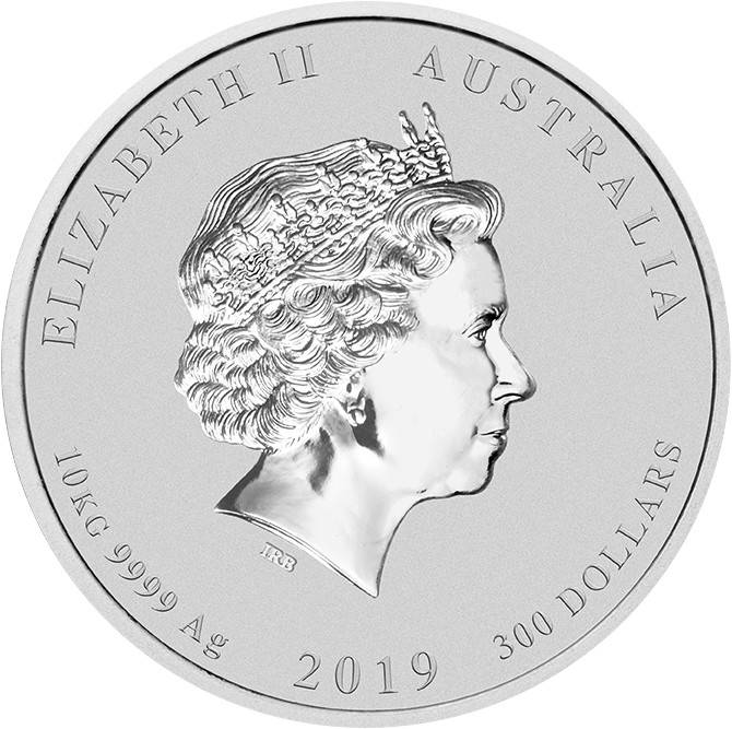 Stříbrná investiční mince Year of the Pig Rok Vepře Lunární 10 Kg 2019