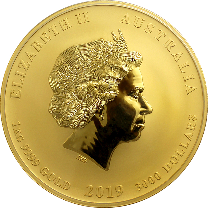 Zlatá investiční mince Year of the Pig Rok Vepře Lunární 1 Kg 2019