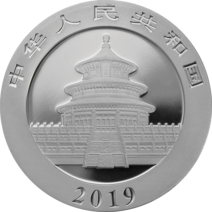 Strieborná investičná minca Panda 30g 2019