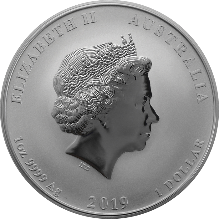 Strieborná minca pozlátený Year of the Pig Rok Prasaťa Lunárny 1 Oz 2019 Standard