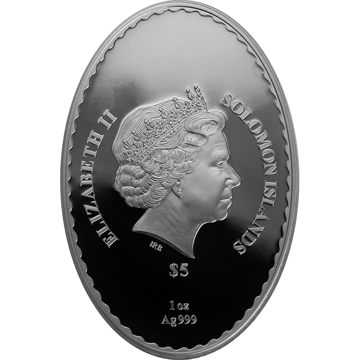 Stříbrná kolorovaná mince Děda Mráz a Sněhurka - Matrjoška 1 Oz 2019 Proof