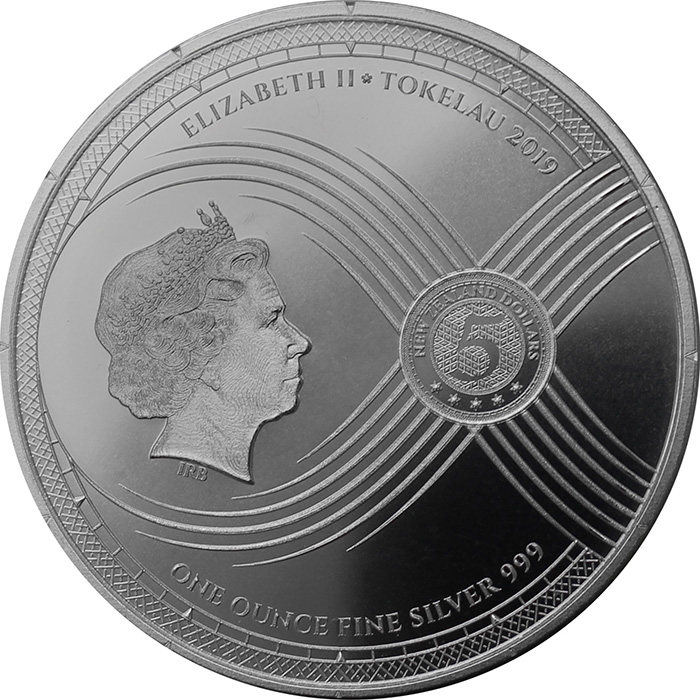 Stříbrná investiční mince Chronos Tokelau 1 Oz 2019
