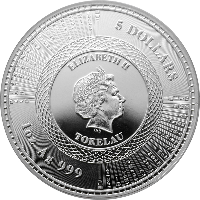 Stříbrná mince Vivat Humanitas Tokelau 1 Oz 2020
