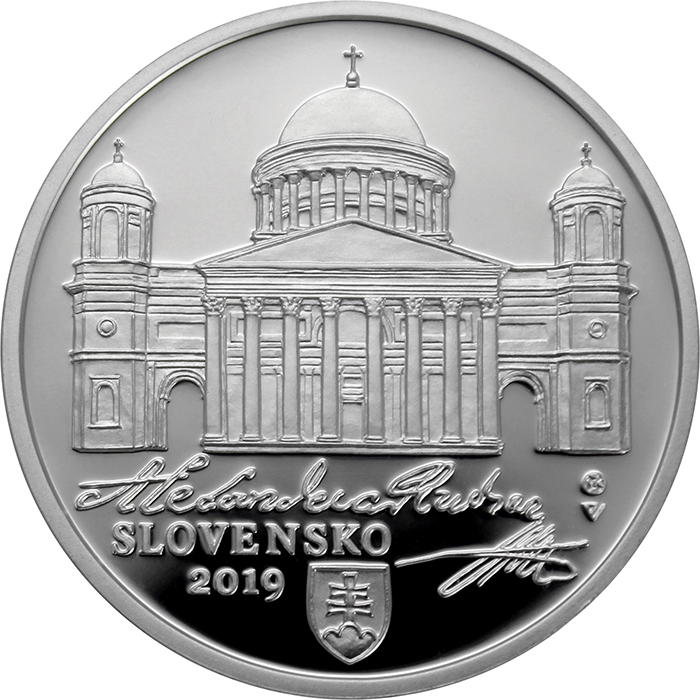 Strieborná minca A. Rudnay ostrihomským arcibiskupom – 200. výročie 2019 Proof