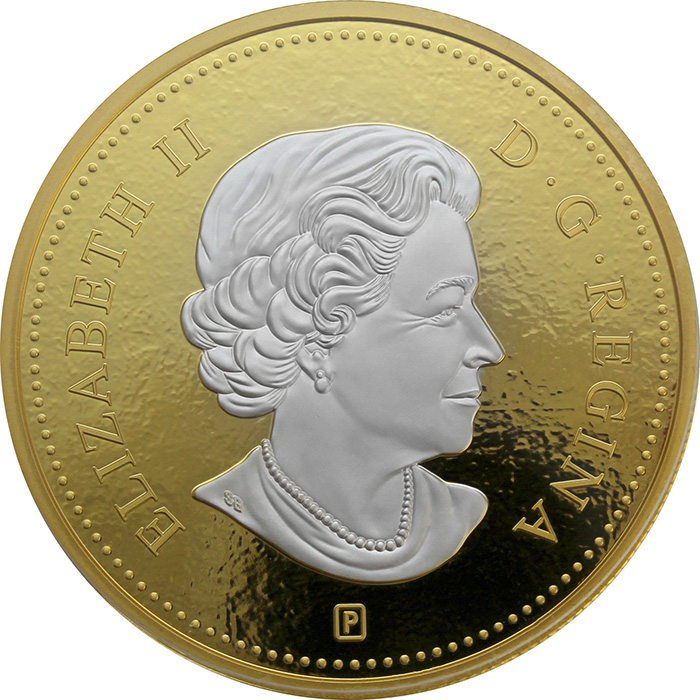 Stříbrná pozlacená mince loď Bluenose 5 Oz 2019 Proof