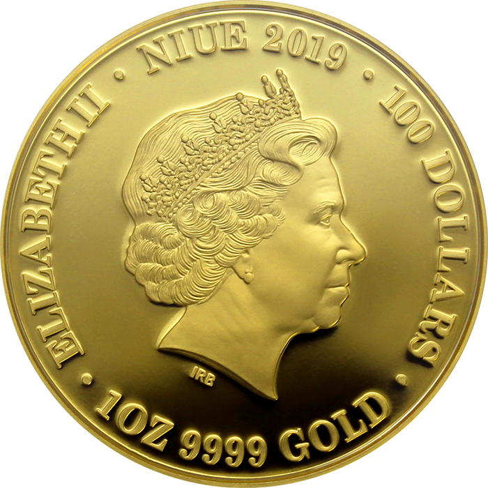 Zlatá mince První vládnoucí monarcha navštívil Austrálii 1 Oz 2019 Proof