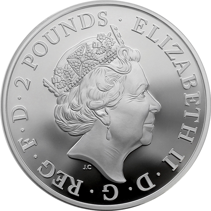 Stříbrná mince Yale of Beaufort 1 Oz 2019 Proof