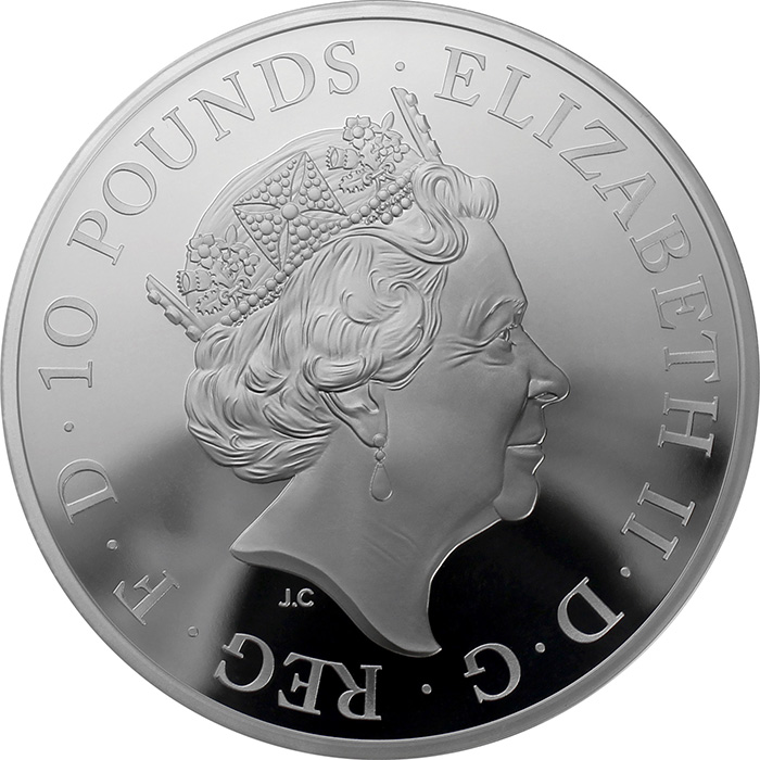 Stříbrná mince 5 Oz Yale of Beaufort 2019 Proof