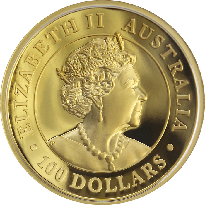 Zlatá minca Orol klínochvostý 1 Oz High Relief 2019 Proof