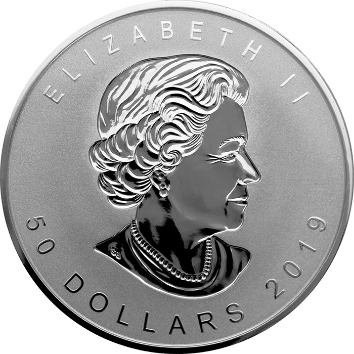 Stříbrná pozlacená mince Maple Leaf - 40. výročí 3 Oz 2019 Proof