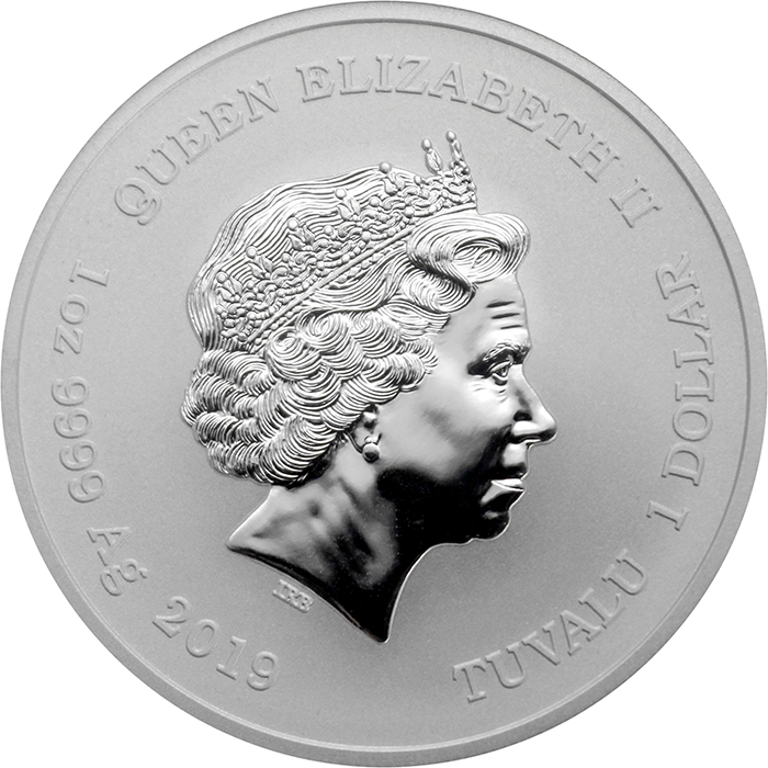 Stříbrná investiční mince Black Flag - Queen Anne´s Revenge 1 Oz 2019