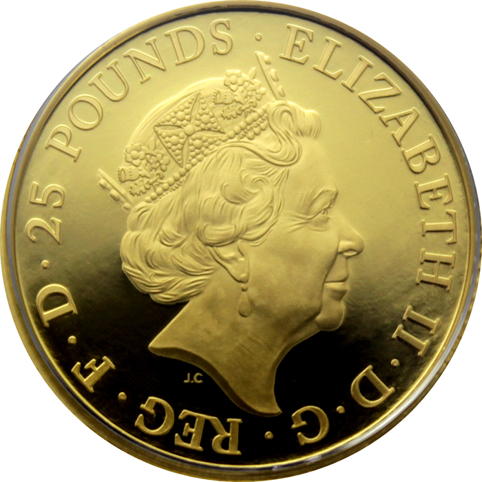 Zlatá mince White Lion of Mortimer 1/4 Oz 2020 Proof