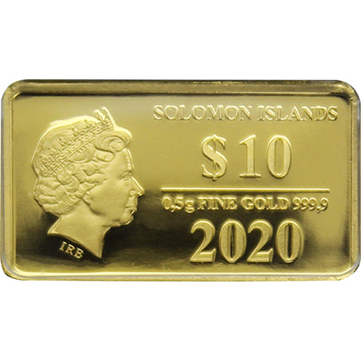 Zlatá minca Znamenie zverokruhu - Ryby 2020 Proof