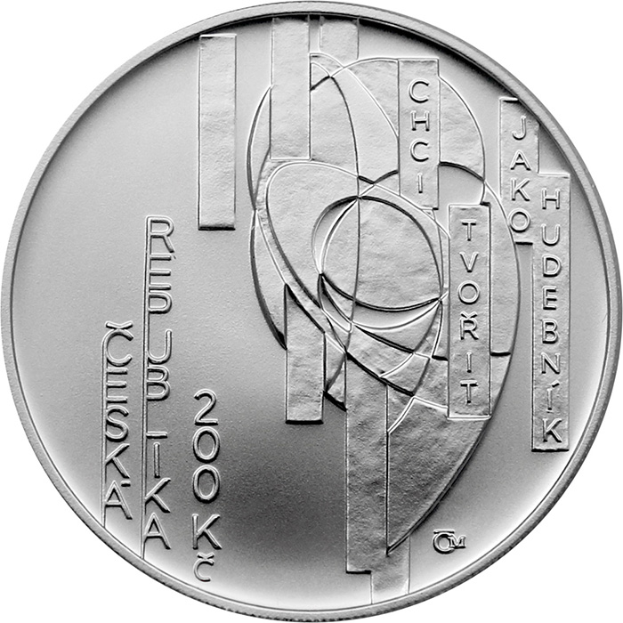 Stříbrná mince 200 Kč František Kupka 150. výročí narození 2021 Standard