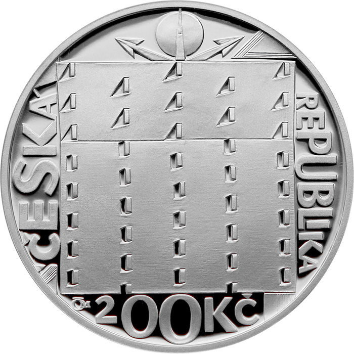 Stříbrná mince 200 Kč Jože Plečnik 150. výročí narození 2022 Proof