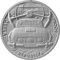 Stříbrná mince 500 Kč Osobní automobil Tatra 603 2023 Proof