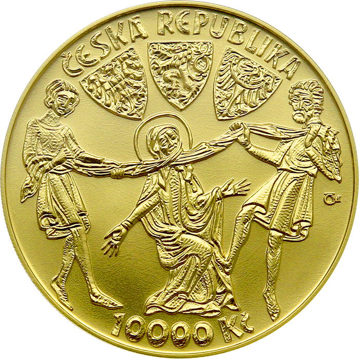 Zlatá minca 10000 Kč Kněžna Ludmila 2021 Štandard