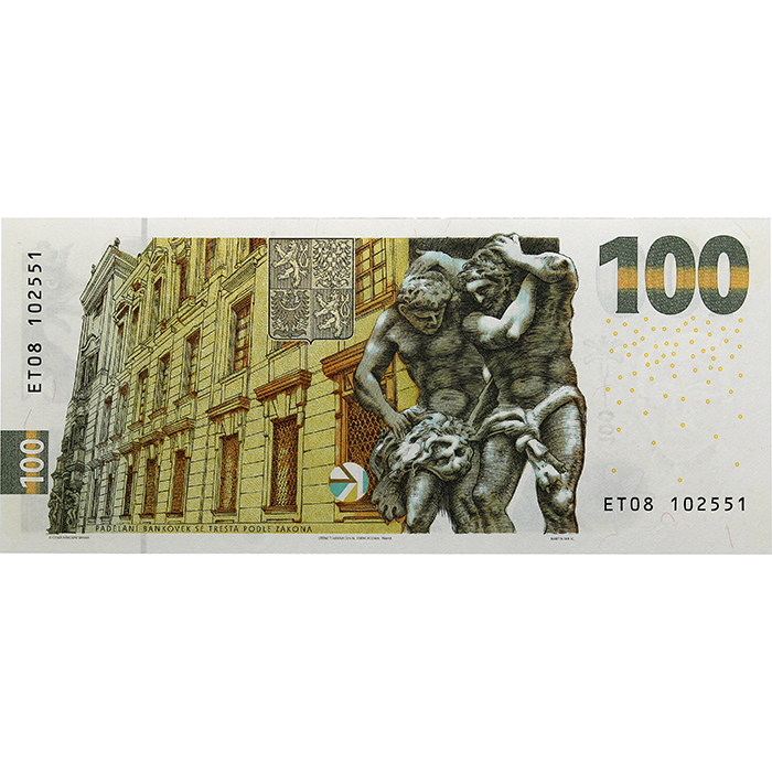 Budování československé měny - Karel Engliš bankovka 100 Kč emise 2022