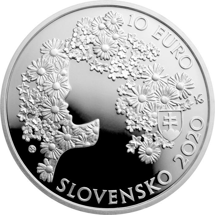 Strieborná minca Andrej Sládkovič - 200. výročie narodenia 2020 Proof