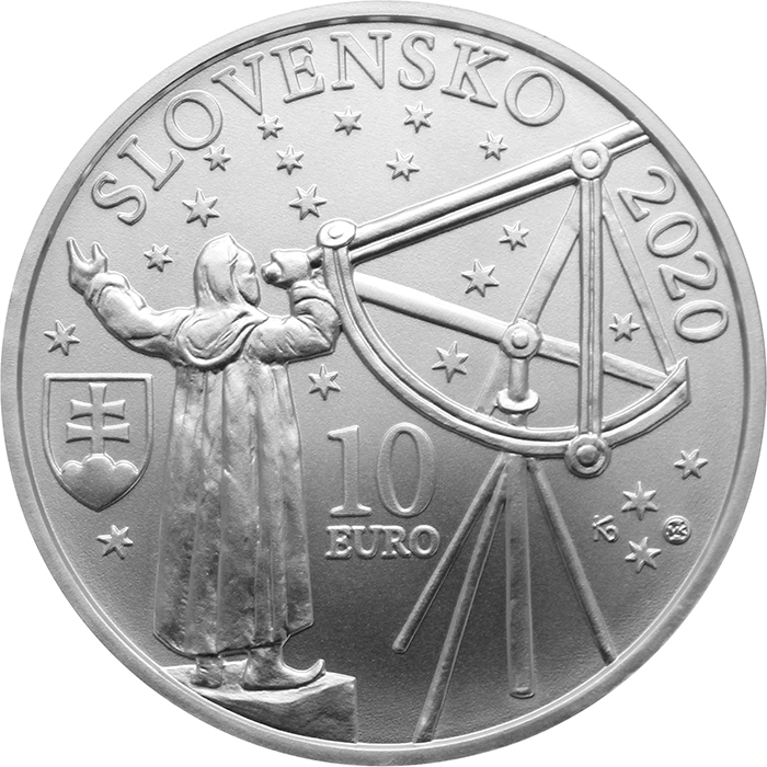 Stříbrná mince Maximilián Hell - 300. výročí narození 2020 Standard
