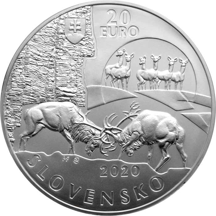 Stříbrná mince Chráněná krajinná oblast Poľana 2020 Standard