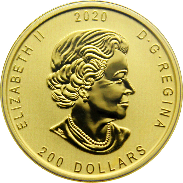 Zlatá investiční mince Bobcat 1 Oz 2020 (.99999)