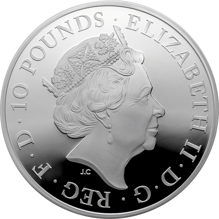 Stříbrná mince 5 Oz White Horse of Hanover 2020 Proof