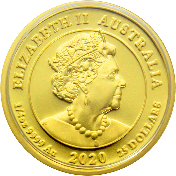 Zlatá mince 75. výročí konce 2. světové války 1/4 Oz 2020 Proof