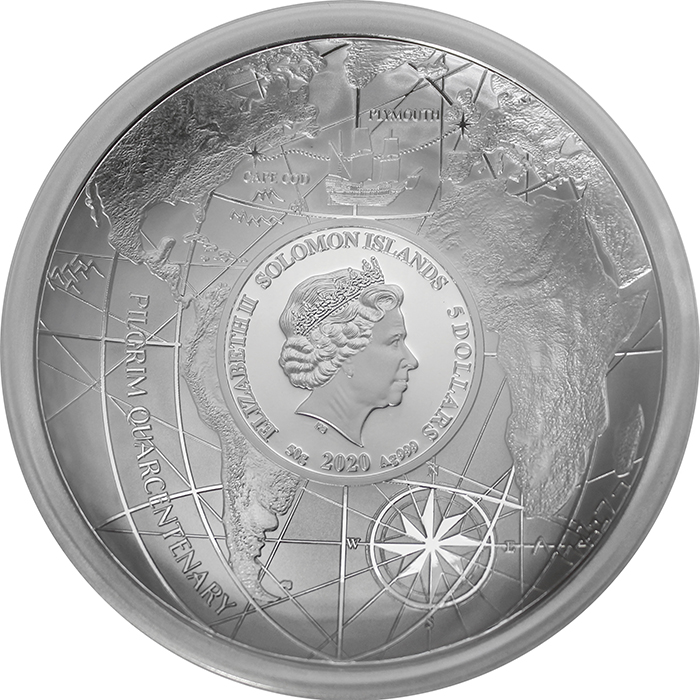 Strieborná minca Mayflower - 400. výročie 2020