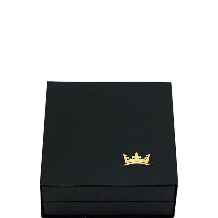 Koženková krabička 88 x 90 mm na zlaté a stříbrné slitky  1 x od 1 gramu do 100 gramů
